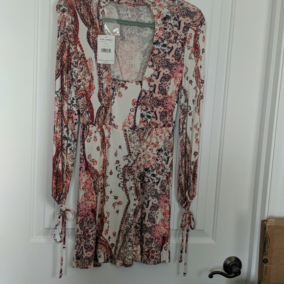 NWT sz L Free People, All Dolled Up, ivory - Picture 4 of 6